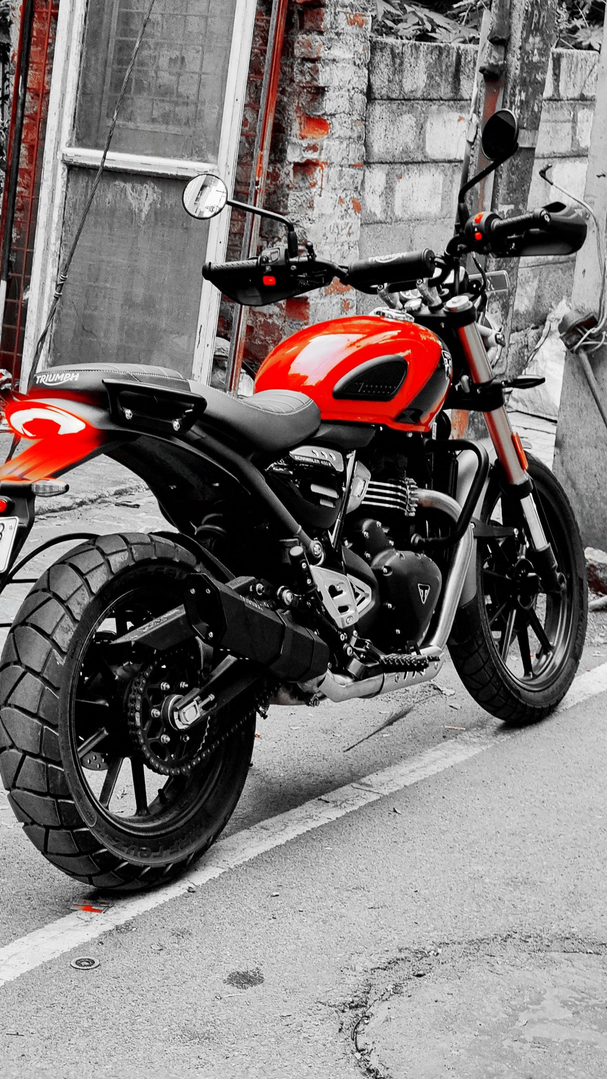 Barrel Rogue 2.0 for Triumph 400 with link pipe - Barrel Exhaust