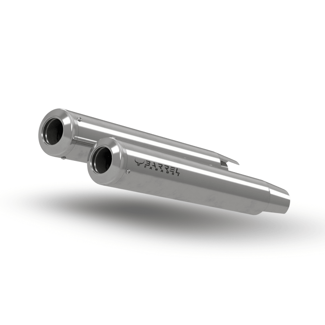 BE-10- "BASS MASTER" EXHAUST for GT650 / INT650 (Polish) - Barrel Exhaust