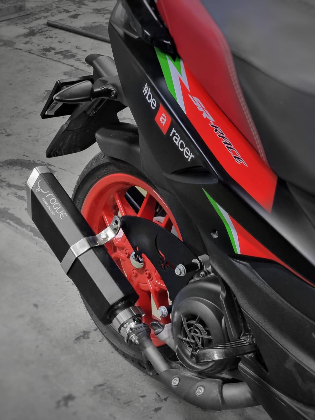 Barrel Rogue Aprilia SR / SXR 160 with Adapter - Barrel Exhaust