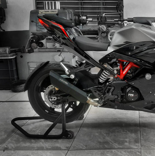 Barrel Rogue 2.0 - Apache 310 with subheader pipe - Barrel Exhaust