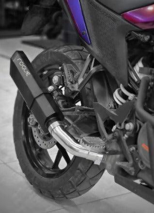 Rogue for KTM- Black with Link Pipe - Barrel Exhaust
