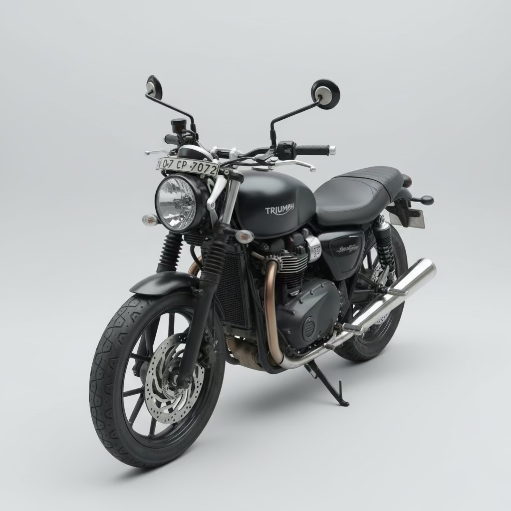 B Twinn exhaust for Triumph Street Twin 900