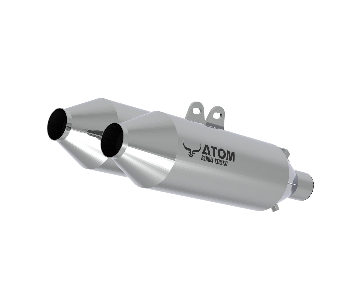 Barrel Atom 2.0 for GT/INT 650 (Mirror) - Barrel Exhaust