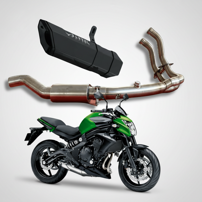 Barrel Rogue 2.0 for Kawasaki ER6n with Full System - Barrel Exhaust