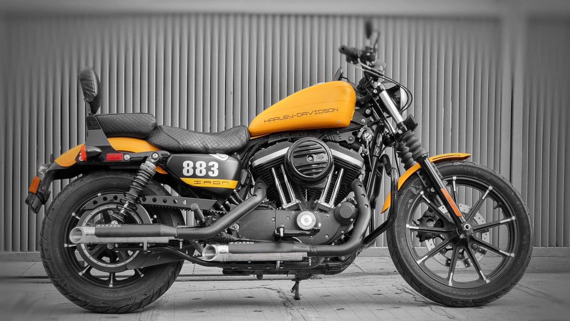 Barrel Thunder for HD 883 - Barrel Exhaust
