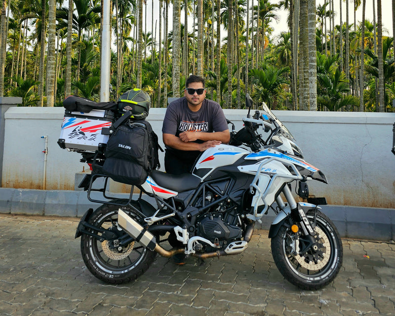 Adnan Mullaji - Barrel Exhaust on Benelli TRK 502