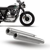 BE-10- "BASS MASTER" EXHAUST for GT650 / INT650 (Polish) - Barrel Exhaust