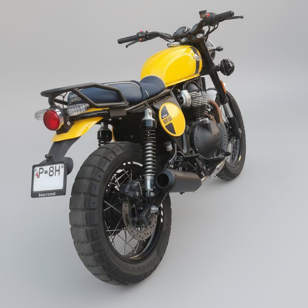 BASS MASTER B-20 Slipon with Decat pipe for Royal Enfield Bear 650