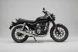 BE-25 Bass Master Exhaust for Honda CB/GB 350 Hness — Deep Bass, Stock Heat Shield Fit