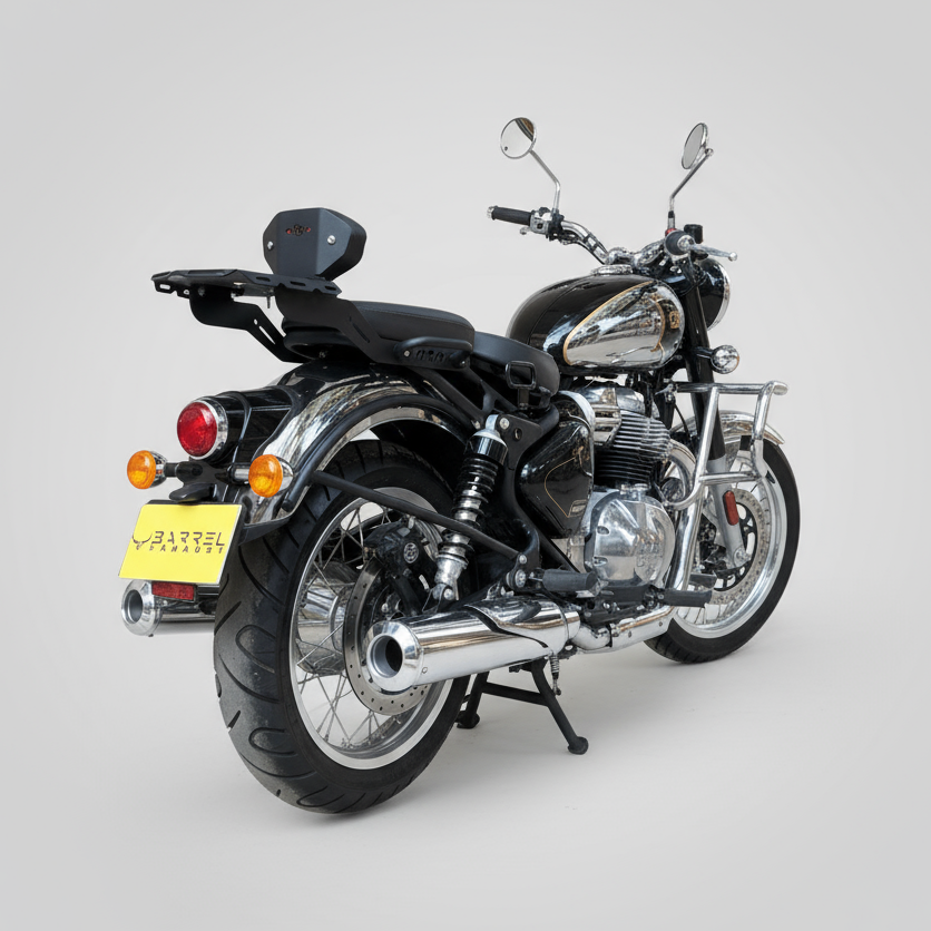 B-12 BASS MASTER EXHAUST for Classic 650 - Barrel Exhaust