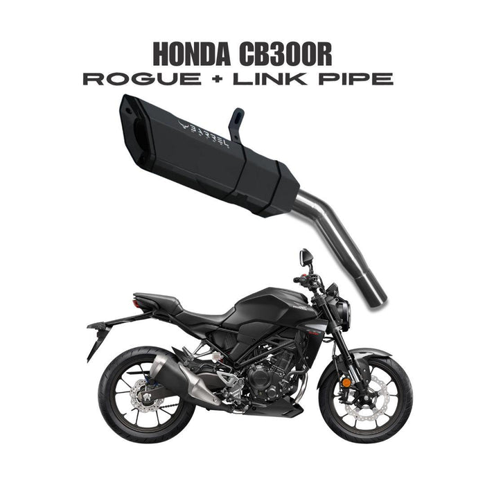 Rogue 2.0 for Honda CB 300R with link pipe - Barrel Exhaust