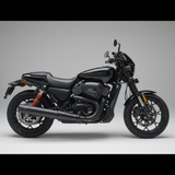 Bass Master B-75 Slip-On Exhaust — Harley Davidson Street Rod 750