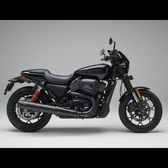 Bass Master B-75 Slip-On Exhaust — Harley Davidson Street Rod 750