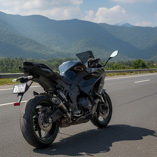 Barrel Outlaw V2 Ninja 1100SX with Link Pipe