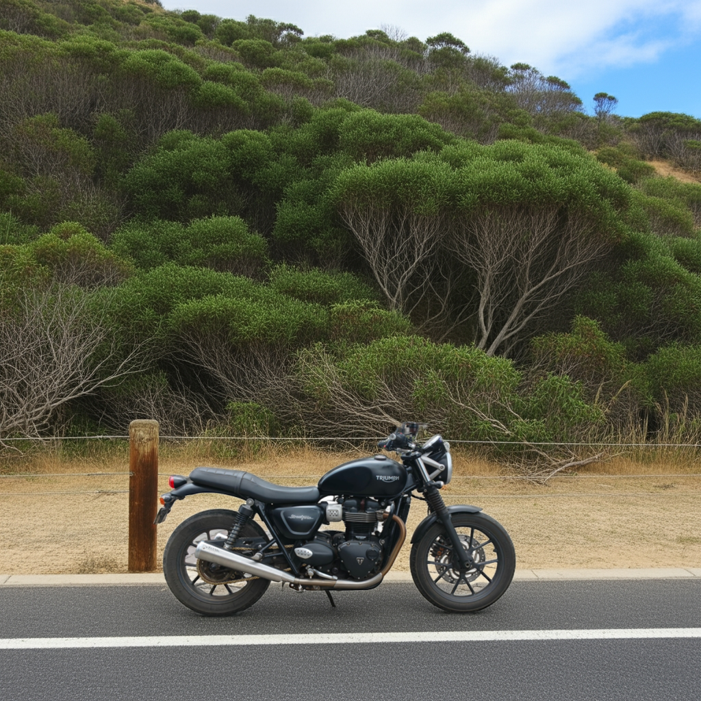 B Twinn exhaust for Triumph Street Twin 900