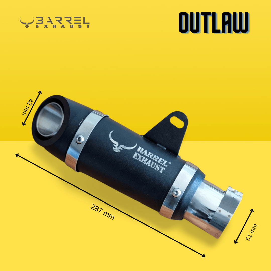 Barrel Outlaw 1000SX Barrel Exhaust