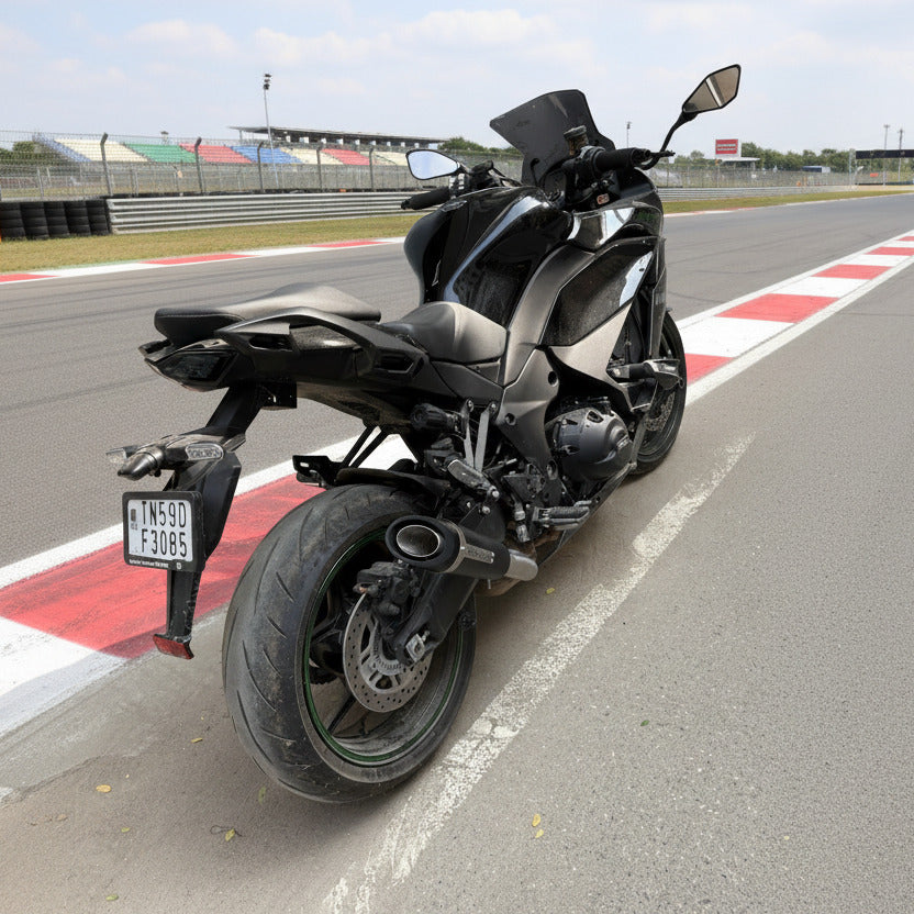 Barrel Outlaw V2 Ninja 1100SX with Link Pipe