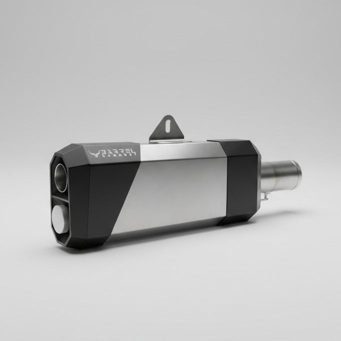 Barrel Storm Slip-On Exhaust for Honda Transalp 750