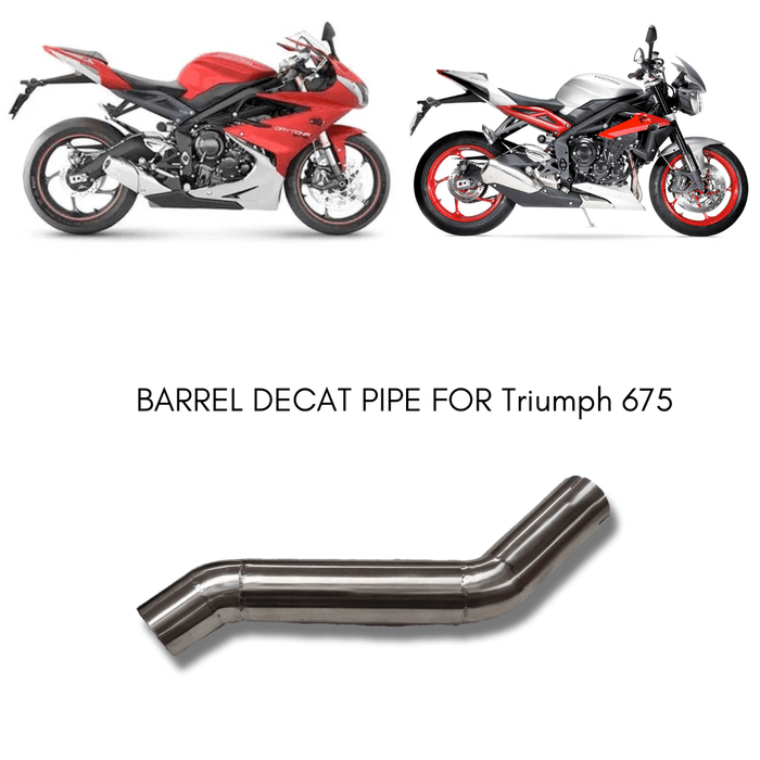 Barrel Decat for Triumph Triple 675 - Barrel Exhaust