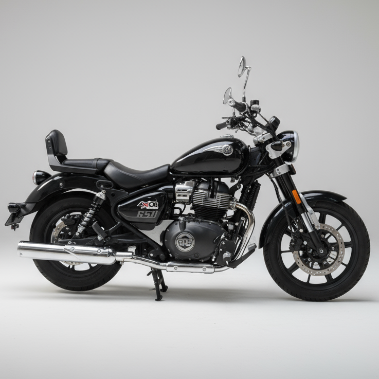 B-12 BASSMASTER EXHAUST for Supermeteor 650 - Barrel Exhaust