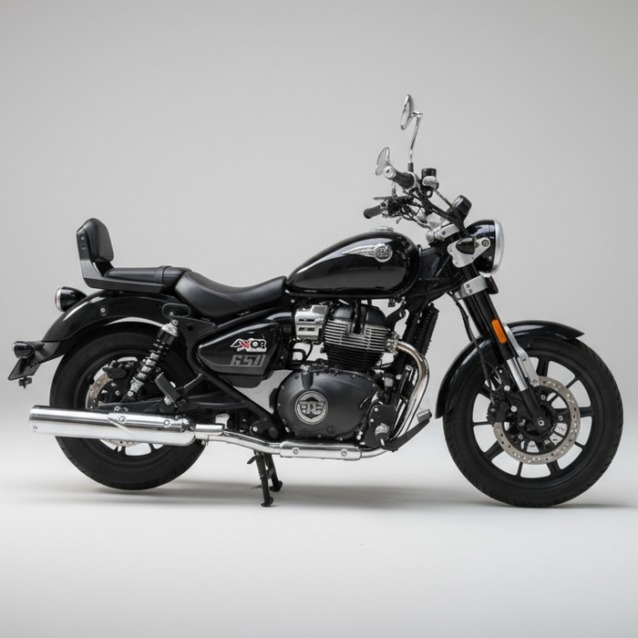 B-12 BASSMASTER EXHAUST for Supermeteor 650 - Barrel Exhaust