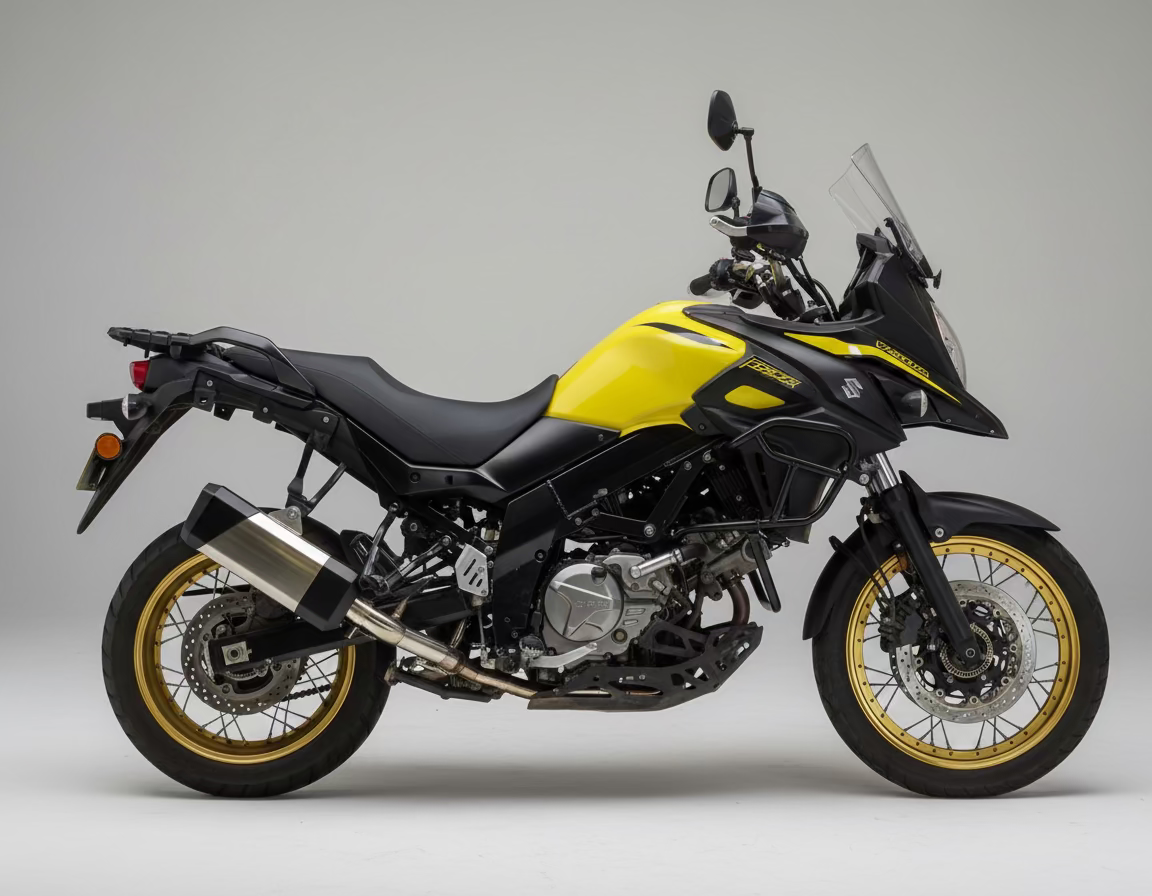 Barrel Storm With Mid Pipe for Suzuki Vstrom 650