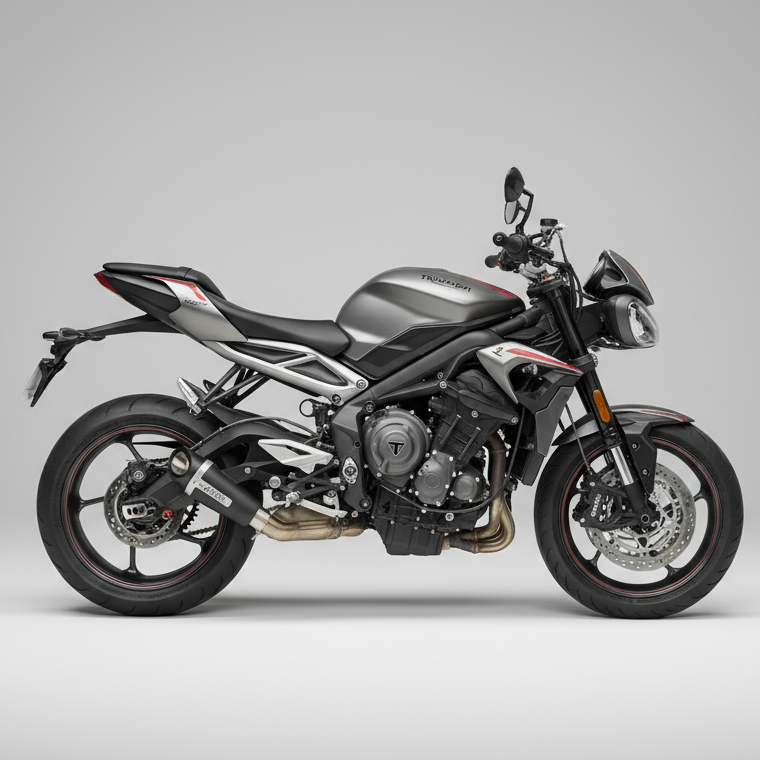 Outlaw 2.0 with Link Pipe Street Triple 765 2014-22