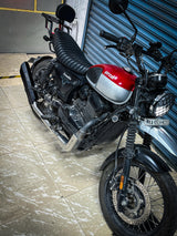 Barrel Rogue 2.0 for Yezdi Scrambler with Link Pipe - Barrel Exhaust
