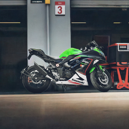 Barrel Rogue Ninja 250R / 300 / 400 with link pipe