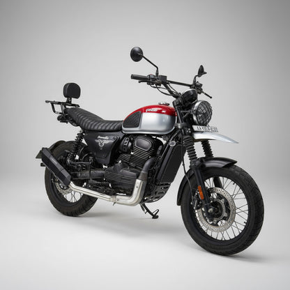Barrel Rogue 2.0 for Yezdi Scrambler with Link Pipe - Barrel Exhaust