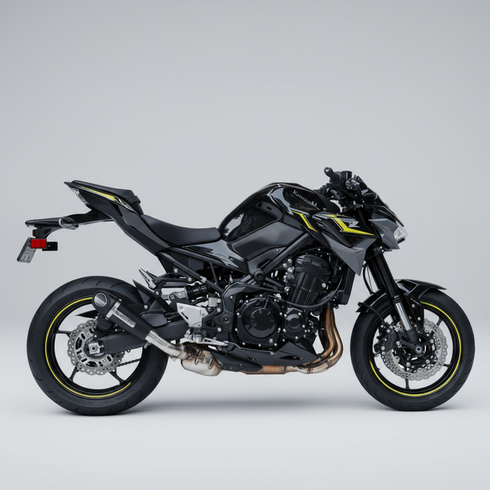 Barrel Outlaw V2 Z900 with link pipe - Barrel Exhaust