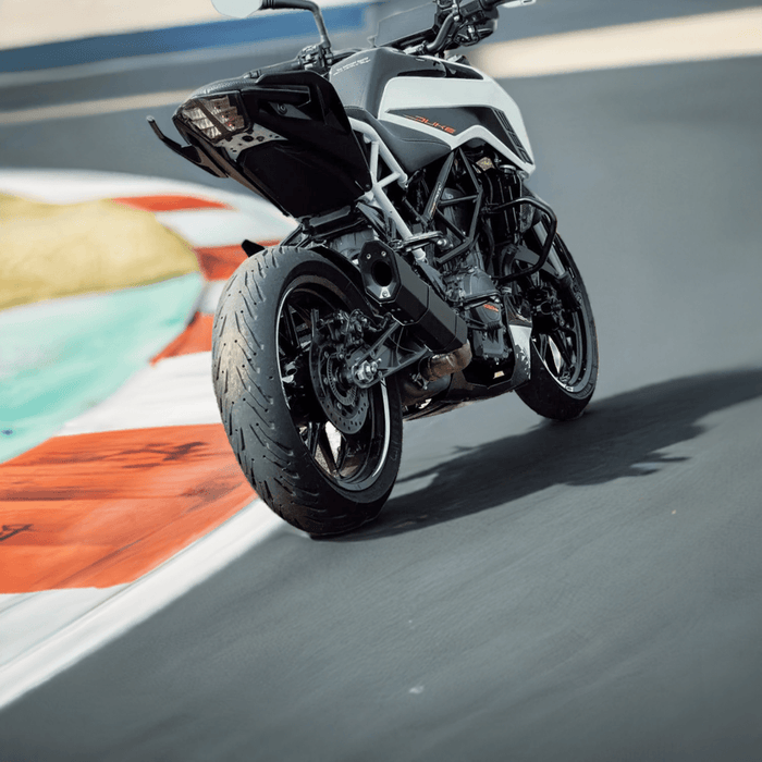 Rogue for KTM- Black with Link Pipe - Barrel Exhaust