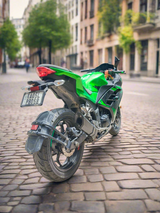 Barrel Rogue Ninja 250R / 300 / 400 with link pipe - Barrel Exhaust