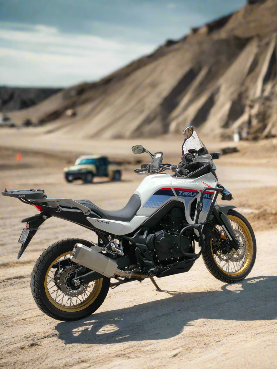 Barrel Storm Slip-On Exhaust for Honda Transalp 750