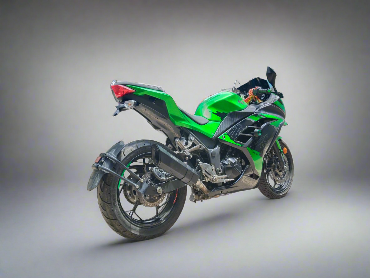 Barrel Rogue Ninja 250R / 300 / 400 with link pipe