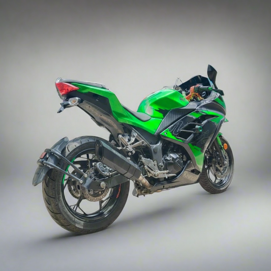 Barrel Rogue Ninja 250R / 300 / 400 with link pipe - Barrel Exhaust