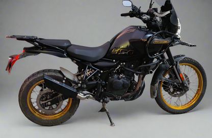 Barrel Rogue 2.0 for Himalayan 450 with link pipe