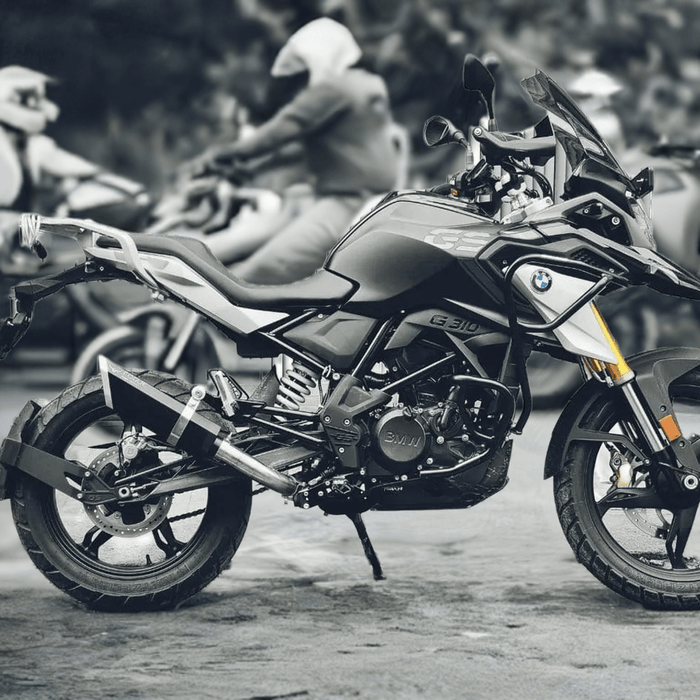 Barrel Rogue-BMW 310 with subheader pipe - Barrel Exhaust