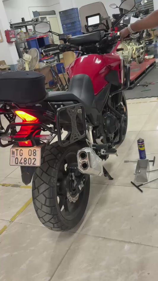 Barrel Storm Slip-On Exhaust for Honda NX 500