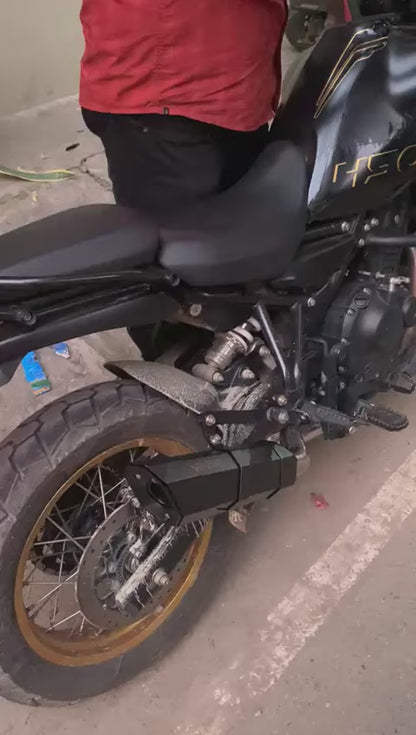 Barrel Rogue 2.0 for Himalayan 450 with link pipe