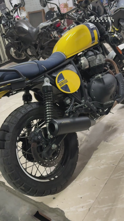 BASS MASTER B-20 Slipon with Decat pipe for Royal Enfield Bear 650
