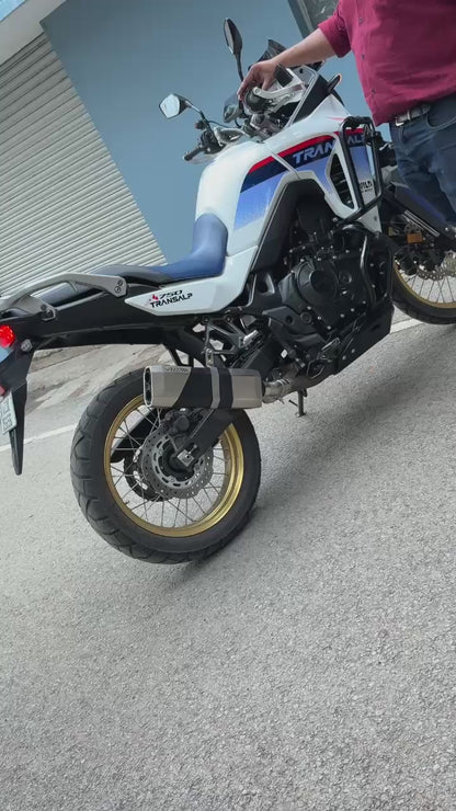 Barrel Storm Slip-On Exhaust for Honda Transalp 750