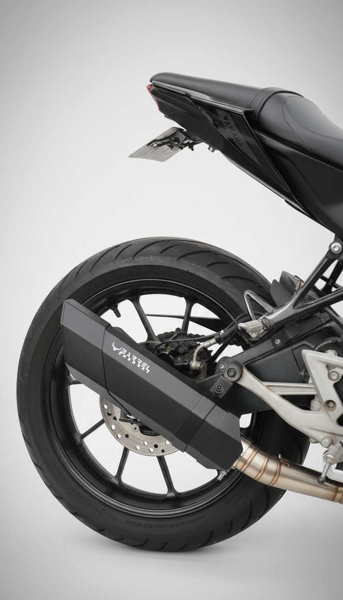 Rogue (Black) Yamaha MT15 with bend pipe (limited time Offer)