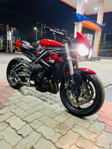 Outlaw Triumph Street Triple / RS - Barrel Exhaust