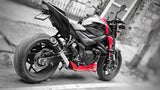 Barrel Outlaw Suzuki GSX-S750 with link pipe - Barrel Exhaust