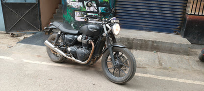 B Twinn exhaust for Triumph Street Twin 900