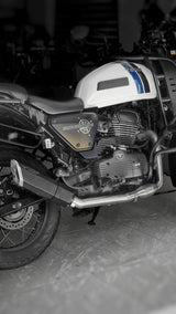 Barrel Rogue 2.0 for Yezdi Adventure with Link Pipe - Barrel Exhaust