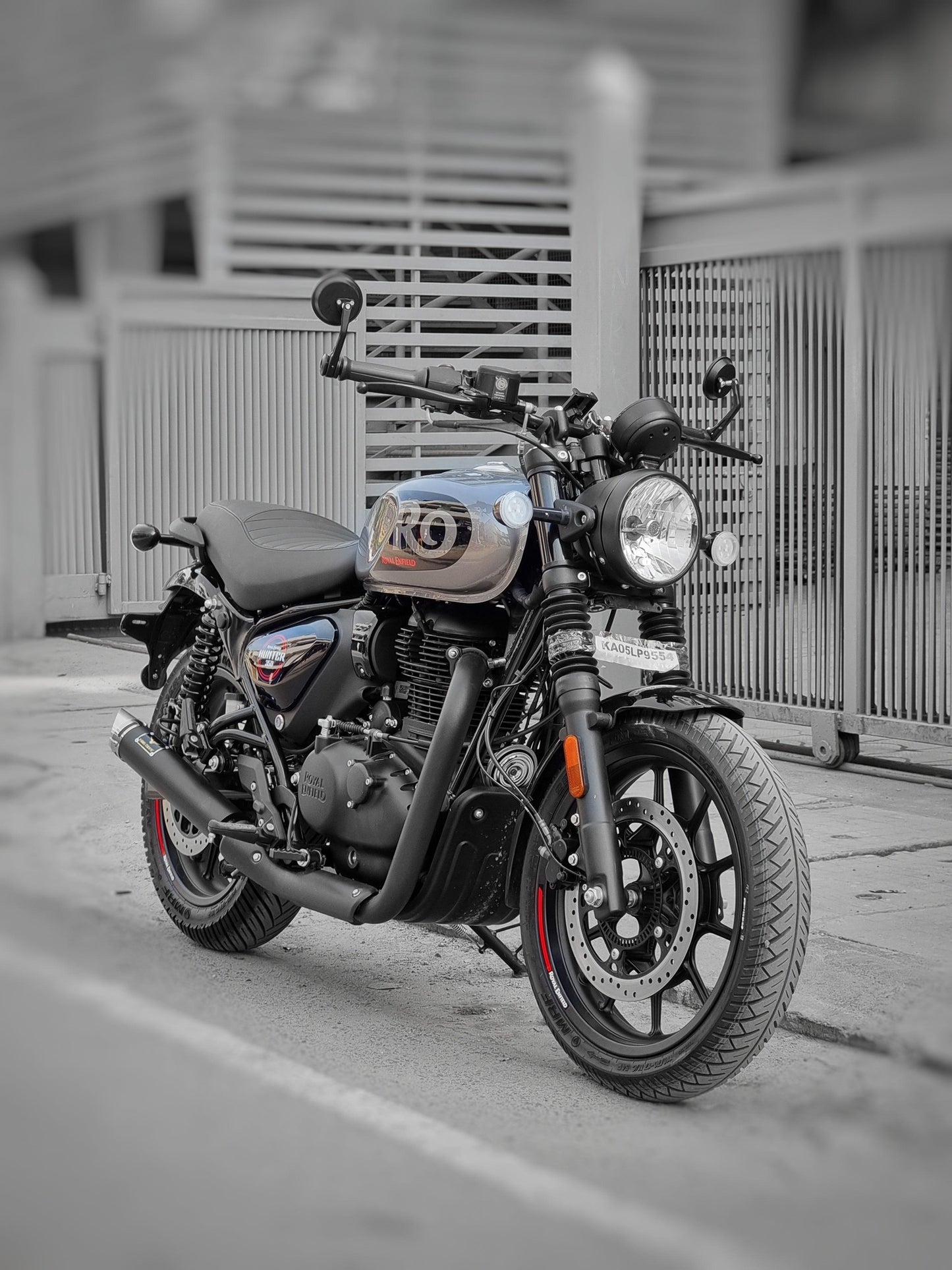 BARREL TRAIL for Hunter 350 - Barrel Exhaust