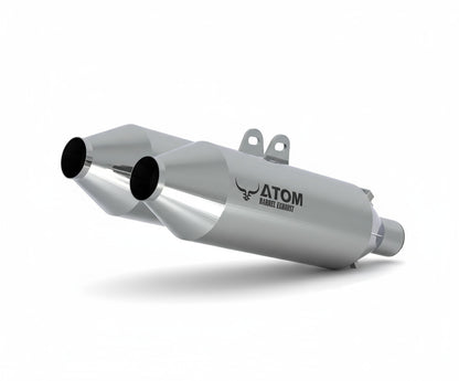 Barrel Atom 2.0 for GT/INT 650 (Mirror) - Barrel Exhaust