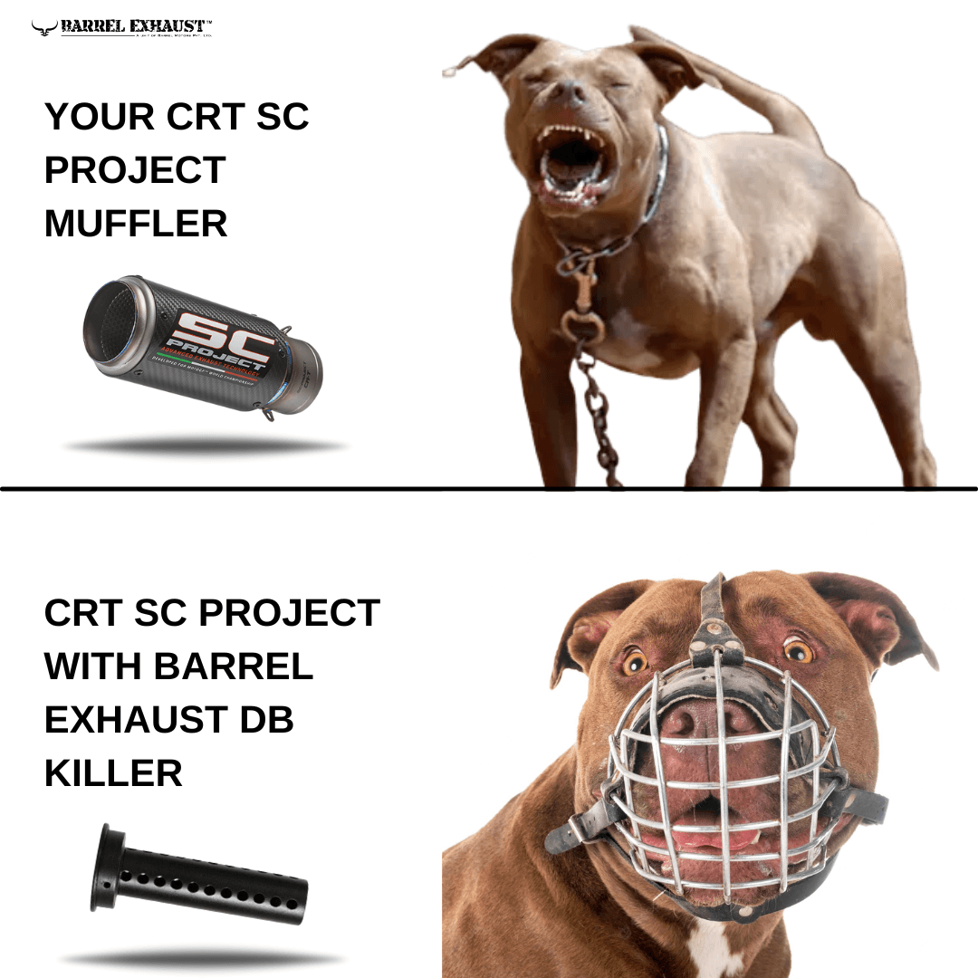 BARREL DB KILLER-FOR SC PROJECT CRT - Barrel Exhaust